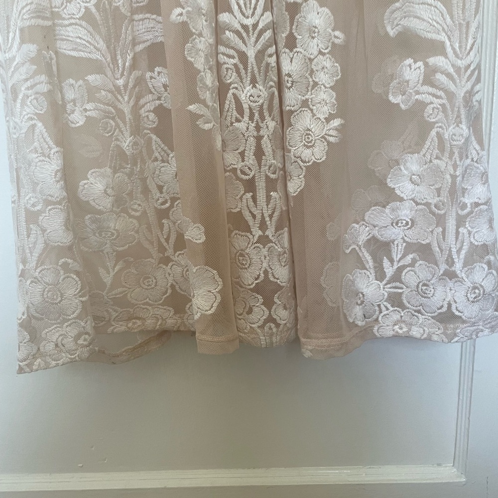For Love & Lemons Temecula Maxi Dress size SMALL in IVORY - Picture 9 of 9